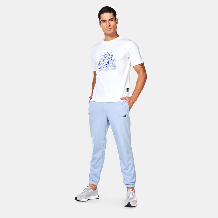 New Balance Men's Athletics Aron Leah Group Fun T-Shirt White New Balance Men's Athletics Aron Leah Group Fun T-Shirt White image number 2