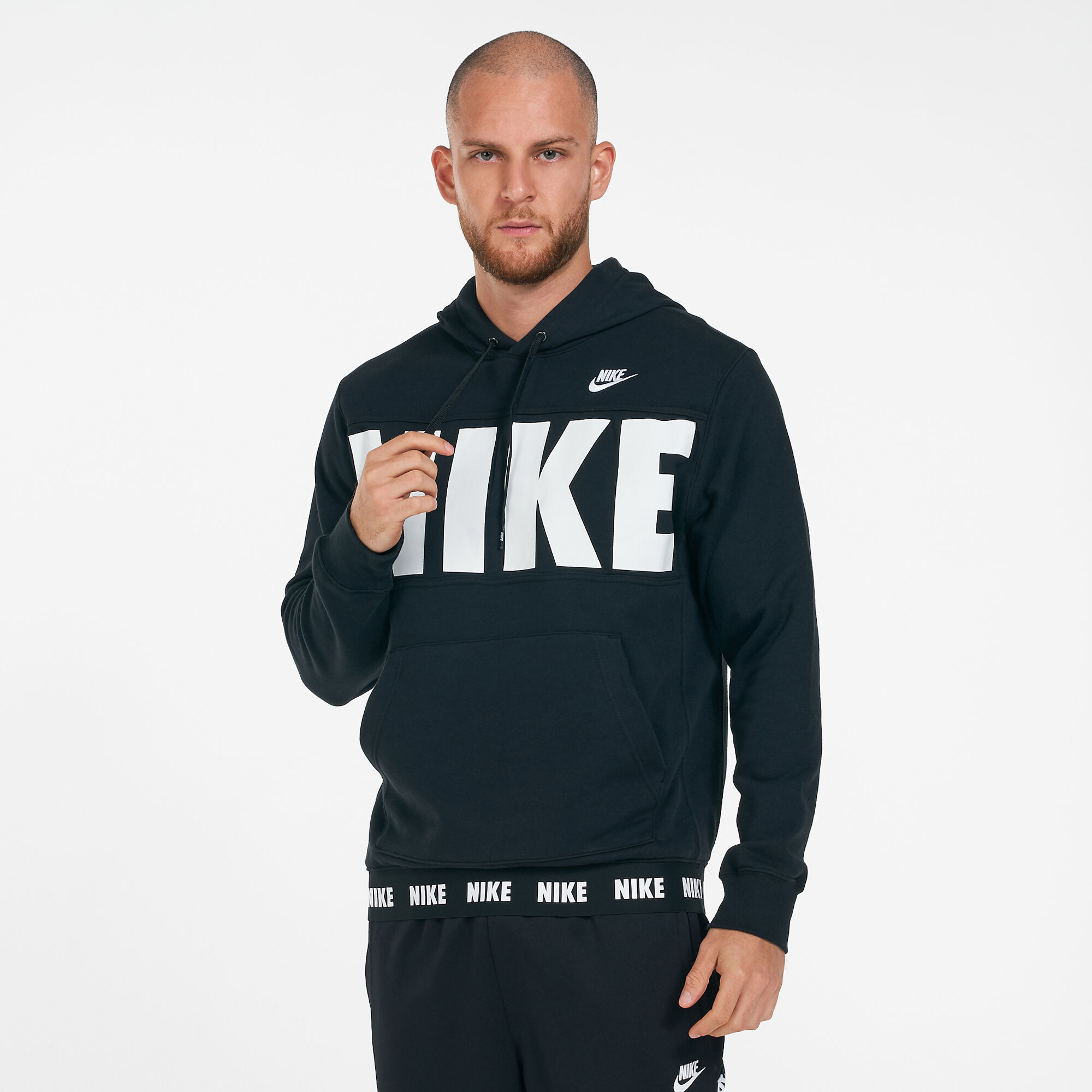 Nike gx fleece hooded tracksuit top