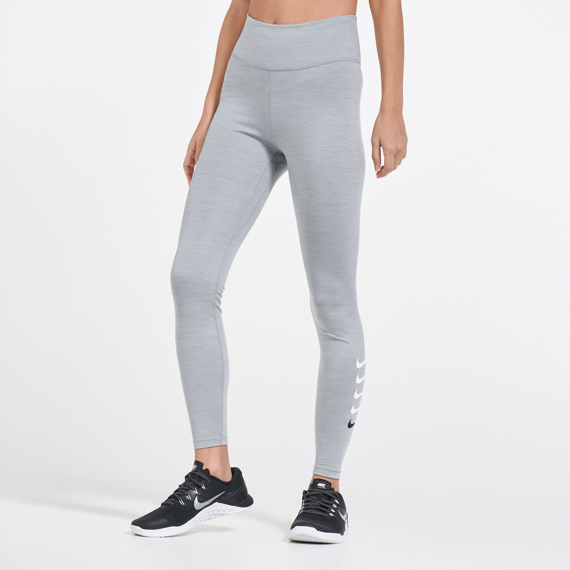 Grey nike swoosh online leggings