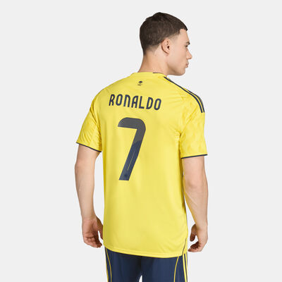 adidas Men's Al Nassr 25/26 Home Replica Football Jersey yellow adidas Men's Al Nassr 25/26 Home Replica Football Jersey yellow