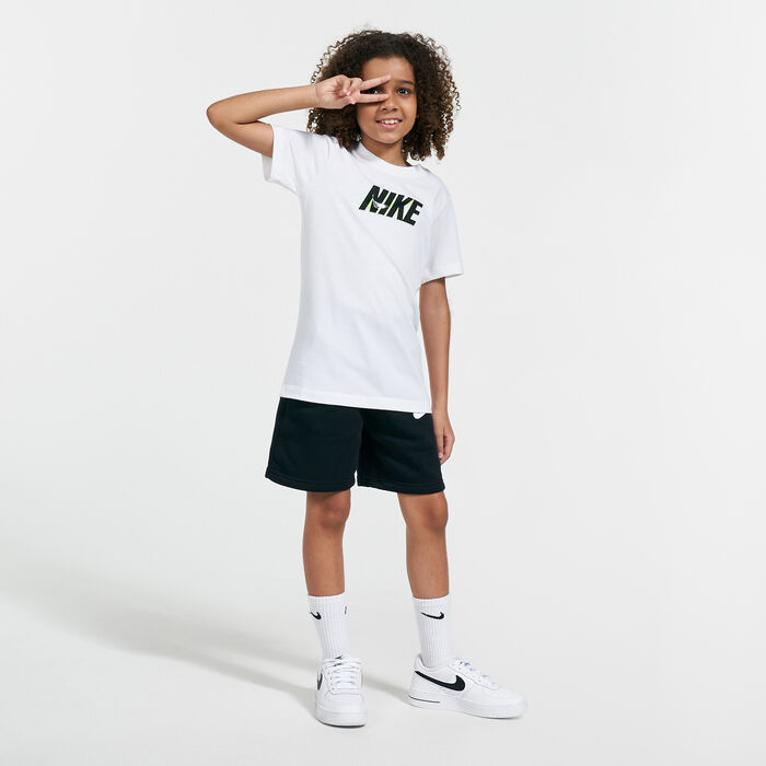 Nike Kids' Sportswear Glow-In-The-Dark T-Shirt (Older Kids) White Nike Kids' Sportswear Glow-In-The-Dark T-Shirt (Older Kids) White image number 2