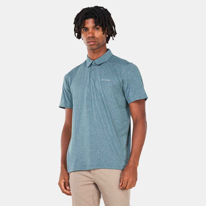 Columbia Men's Tech Trail™ Polo T-Shirt Green Columbia Men's Tech Trail™ Polo T-Shirt Green image number 0