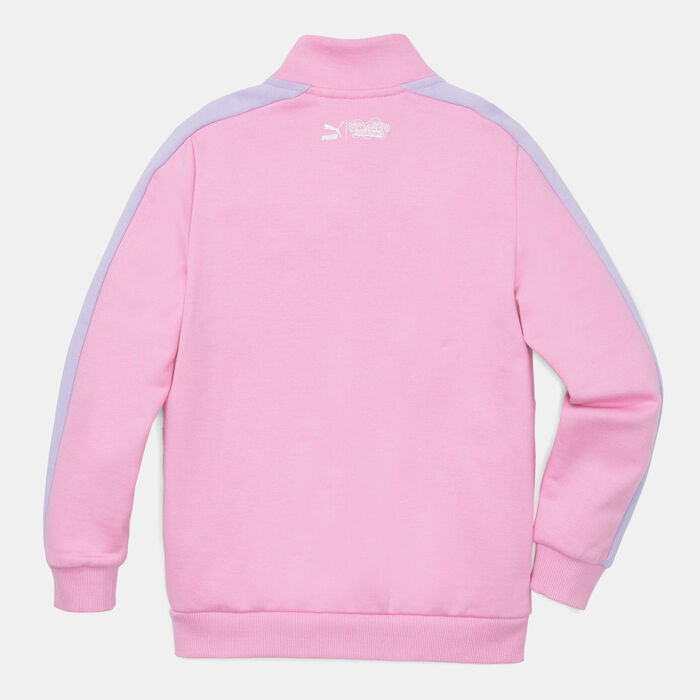 PUMA Kids' X SpongeBob T7 Track Jacket Pink PUMA Kids' X SpongeBob T7 Track Jacket Pink image number 1