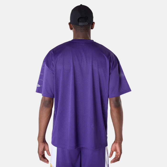 New Era Men's NBA LA Lakers Graphic T-Shirt Purple image number 1