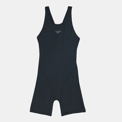 Speedo Kids' Essential One Piece Swimsuit (Older Kids) Black