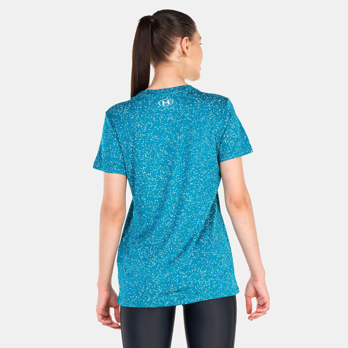 Under Armour Women's UA Tech™ Nova T-Shirt Green Under Armour Women's UA Tech™ Nova T-Shirt Green image number 1
