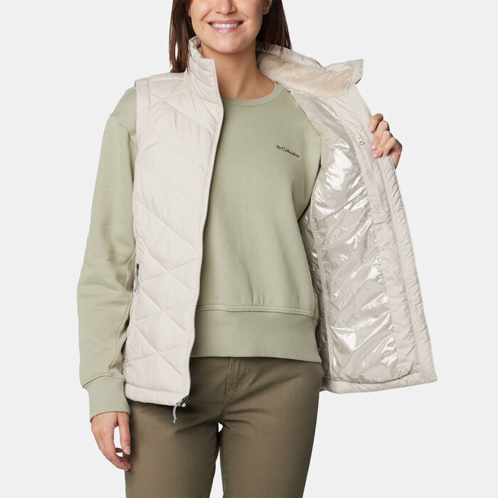 Columbia Women's Heavenly II Hiking Vest Beige image number 3