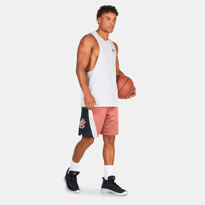 Under Armour Men's Curry Splash 9-inch Shorts Red Under Armour Men's Curry Splash 9-inch Shorts Red image number 2