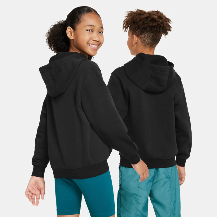 Nike Kids' Sportswear Club Hoodie Black Nike Kids' Sportswear Club Hoodie Black image number 1