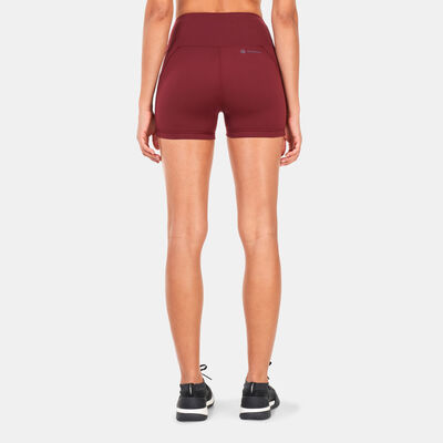 adidas Women's Yoga Essentials Short Leggings Brown