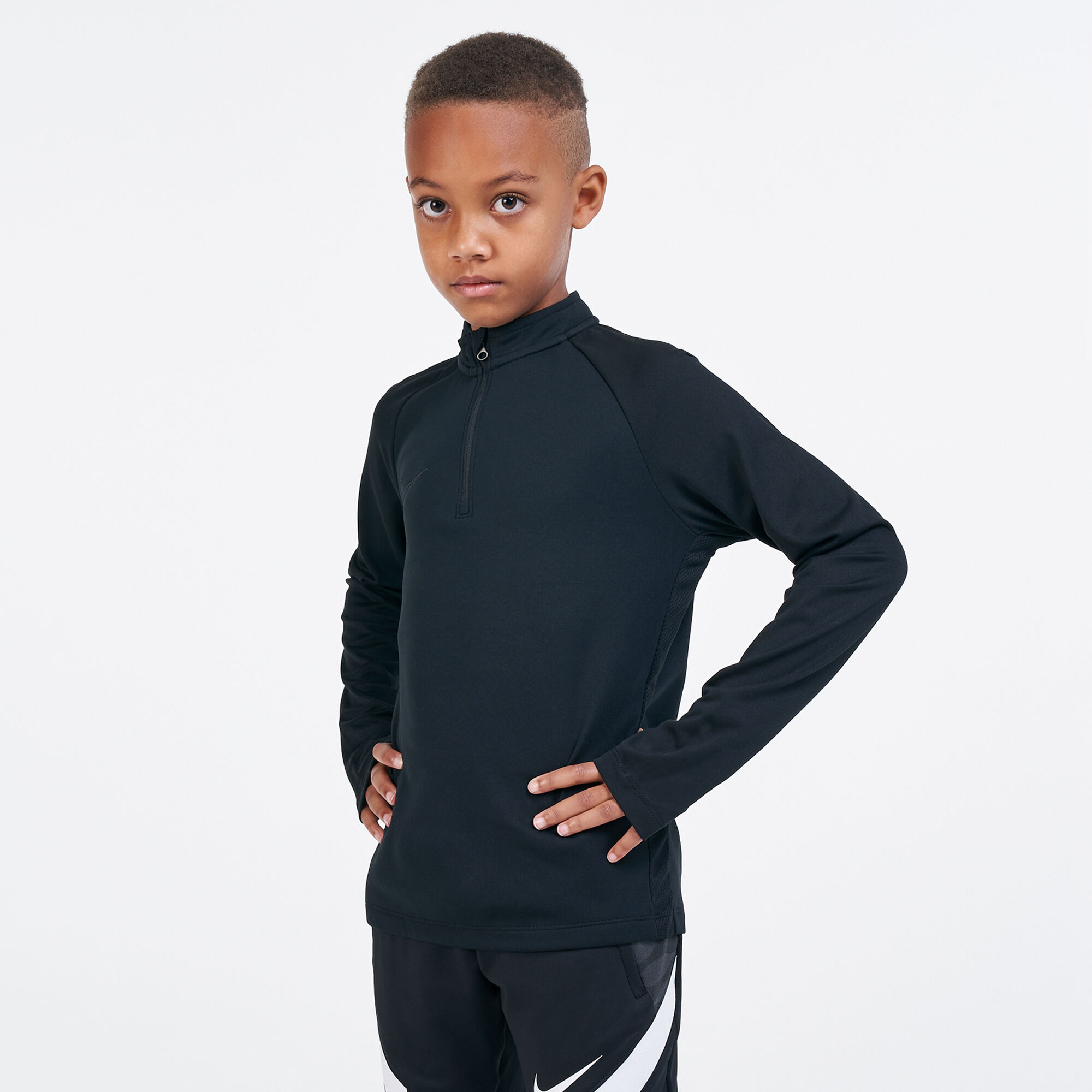 Kids Dri FIT Academy Football Drill T Shirt Older Kids