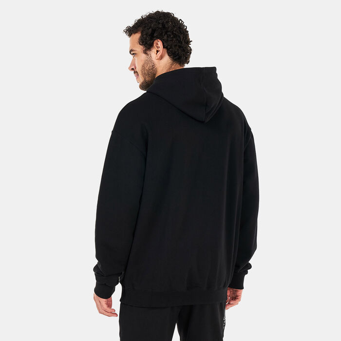 Tee Library Men's Two Snap Placket Hoodie Black Tee Library Men's Two Snap Placket Hoodie Black image number 1