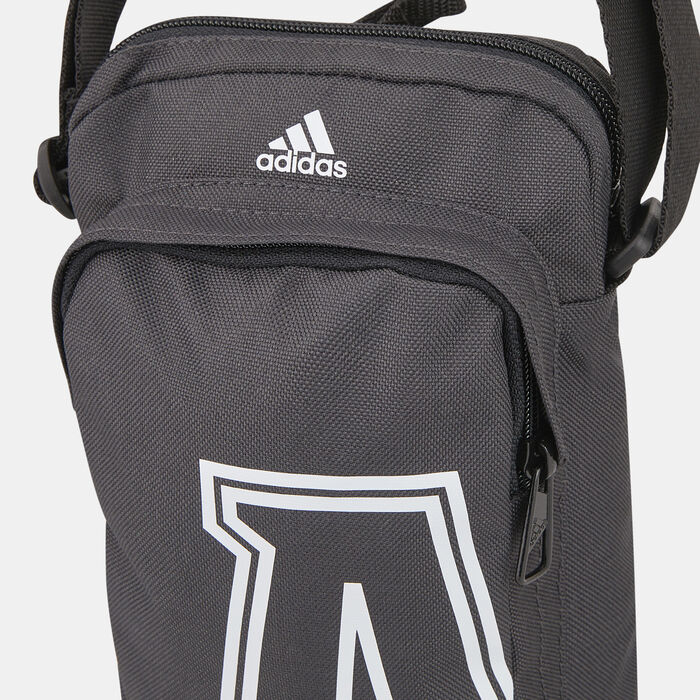 adidas Men's Classic Brand Love Initial Print Organizer Bag Grey adidas Men's Classic Brand Love Initial Print Organizer Bag Grey image number 3