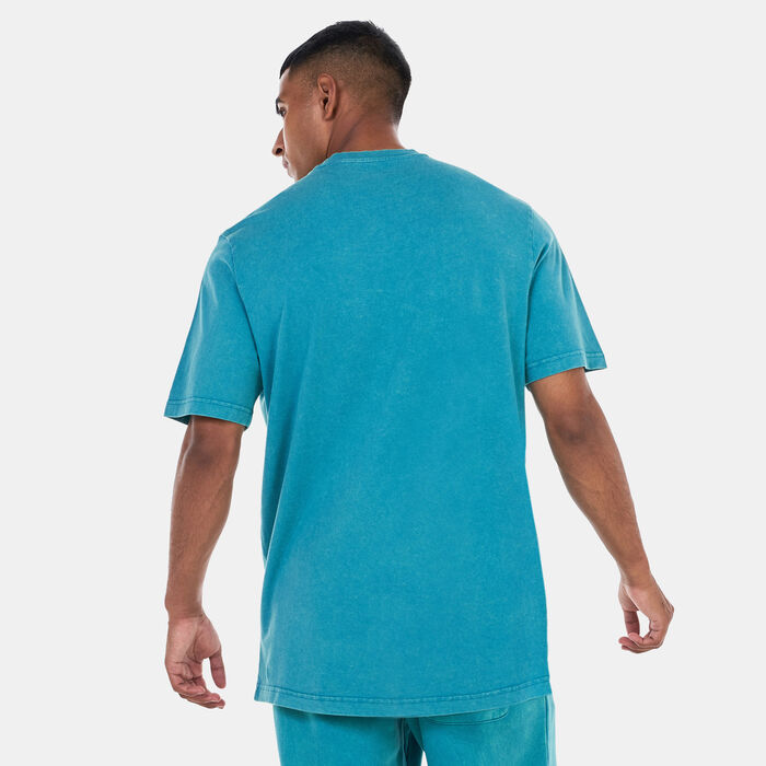 adidas Men's ALL SZN Garment-Wash T-Shirt Brown image number 1