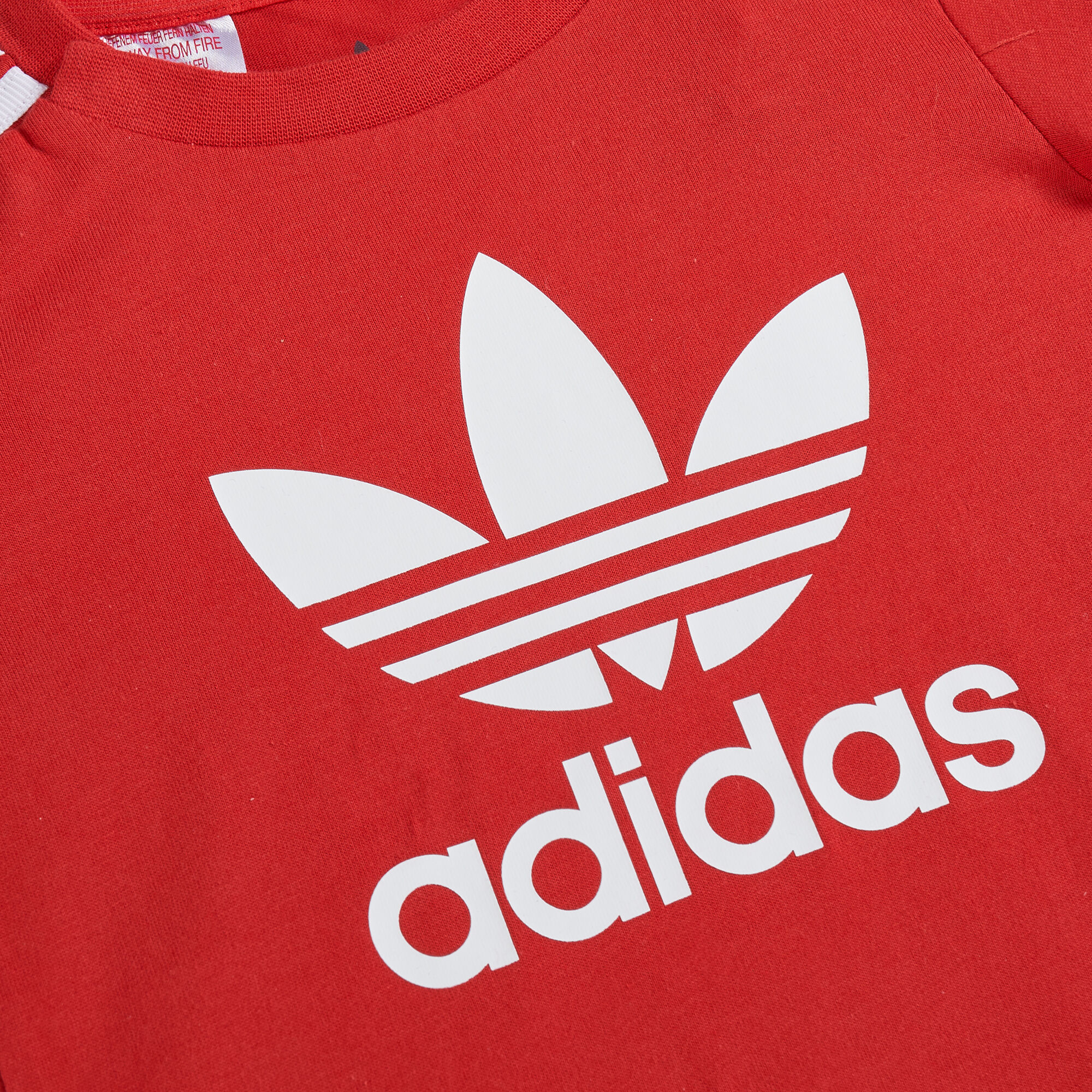 Red adidas t shirt dress on sale
