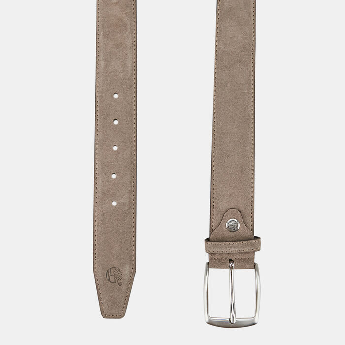Timberland Men's Suede Leather Belt Beige Timberland Men's Suede Leather Belt Beige image number 1