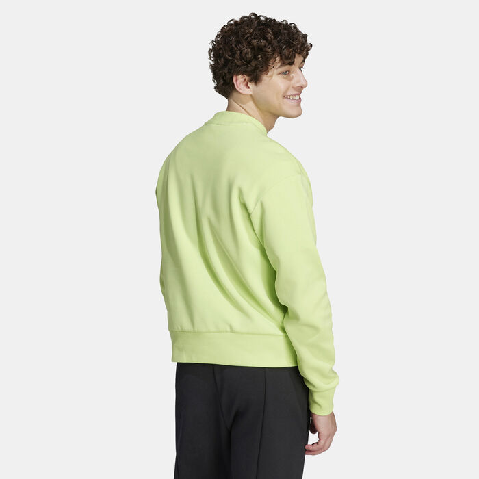 adidas Men's Future Icons Badge of Sport Sweatshirt Green adidas Men's Future Icons Badge of Sport Sweatshirt Green image number 1