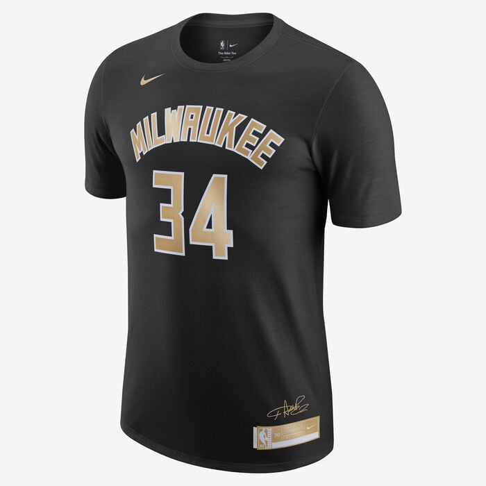 Nike Men's NBA Giannis Antetokounmpo Select Series T-Shirt Black Nike Men's NBA Giannis Antetokounmpo Select Series T-Shirt Black image number 0