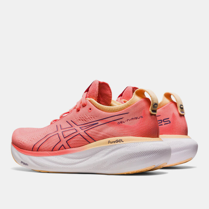 ASICS Women's GEL-NIMBUS 25 Shoe Red ASICS Women's GEL-NIMBUS 25 Shoe Red image number 2
