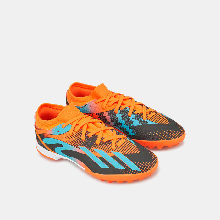 adidas Kids' X Speedportal Messi.3 Turf Ground Football Shoe Multi-Color adidas Kids' X Speedportal Messi.3 Turf Ground Football Shoe Multi-Color image number 1