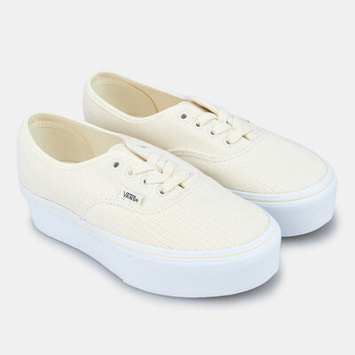 Vans Authentic Stackform Unisex Shoe Ivory Vans Authentic Stackform Unisex Shoe Ivory