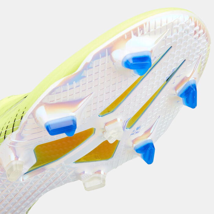 adidas Men's X Ghosted+ Firm Ground Football Shoe yellow adidas Men's X Ghosted+ Firm Ground Football Shoe yellow image number 4