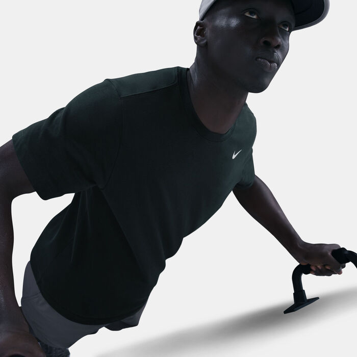 Nike Men's Dri-FIT Training T-Shirt Green Nike Men's Dri-FIT Training T-Shirt Green image number 4