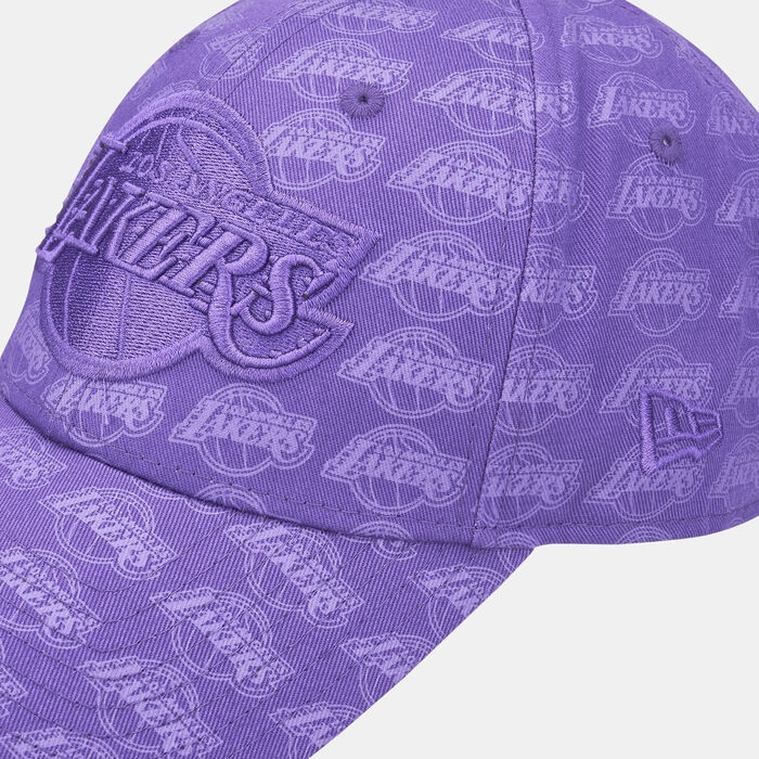 New Era Men's NBA Los Angeles Lakers Team Monogram 9FORTY Cap Purple New Era Men's NBA Los Angeles Lakers Team Monogram 9FORTY Cap Purple image number 2