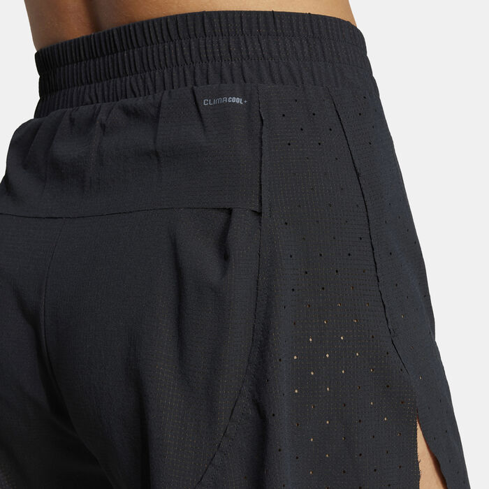 adidas Women's HIIT Airchill 2-in-1 Training Shorts Black image number 4