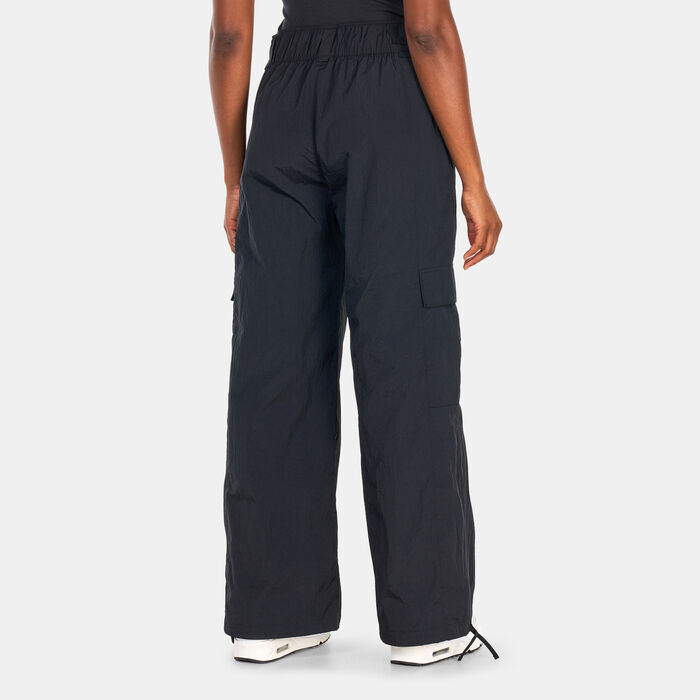 Nike Women's Oversized High-Waisted Woven Pants Black Nike Women's Oversized High-Waisted Woven Pants Black image number 1