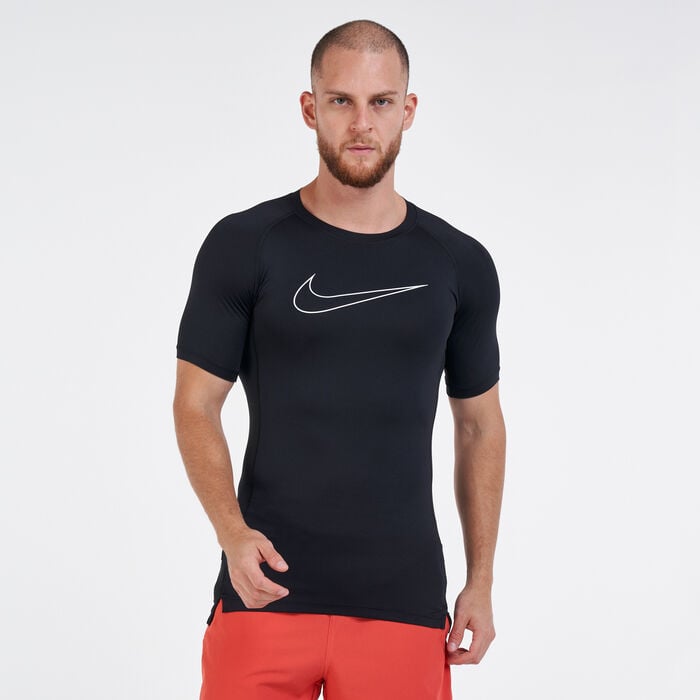 Nike Men's Pro Dri-Fit T-Shirt Black Nike Men's Pro Dri-Fit T-Shirt Black image number 0