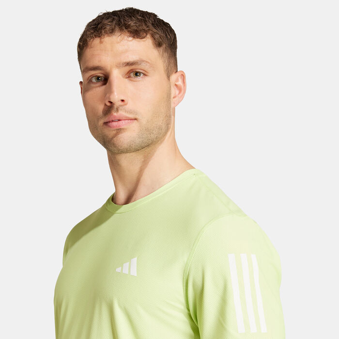 adidas Men's Own the Run T-Shirt Green adidas Men's Own the Run T-Shirt Green image number 3