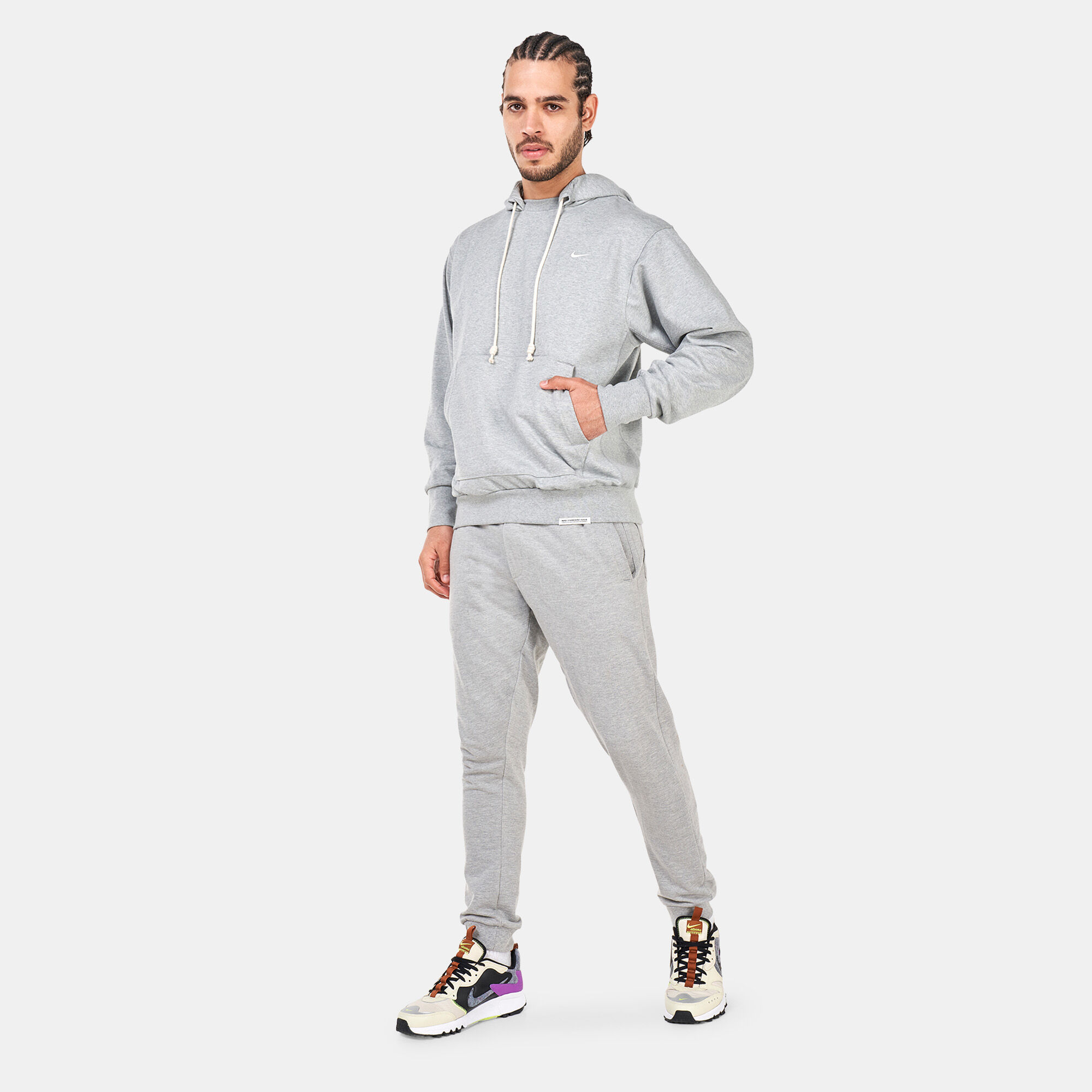Grey sweatsuit nike top