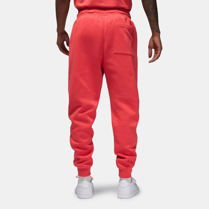 Jordan Men's Brooklyn Fleece Track Pants Red Jordan Men's Brooklyn Fleece Track Pants Red image number 1