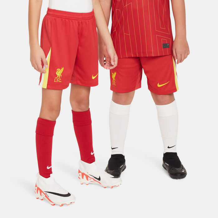Nike Kids' Liverpool F.C. Dri-FIT Stadium Home Football Shorts Red Nike Kids' Liverpool F.C. Dri-FIT Stadium Home Football Shorts Red image number 0