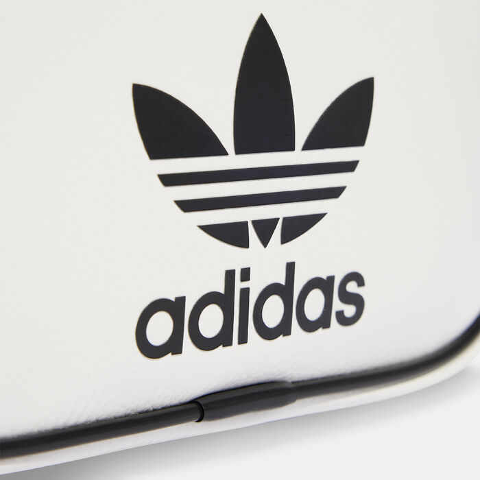 adidas Originals Men's Adicolor Classic Mini Crossbody Bag White image number 3