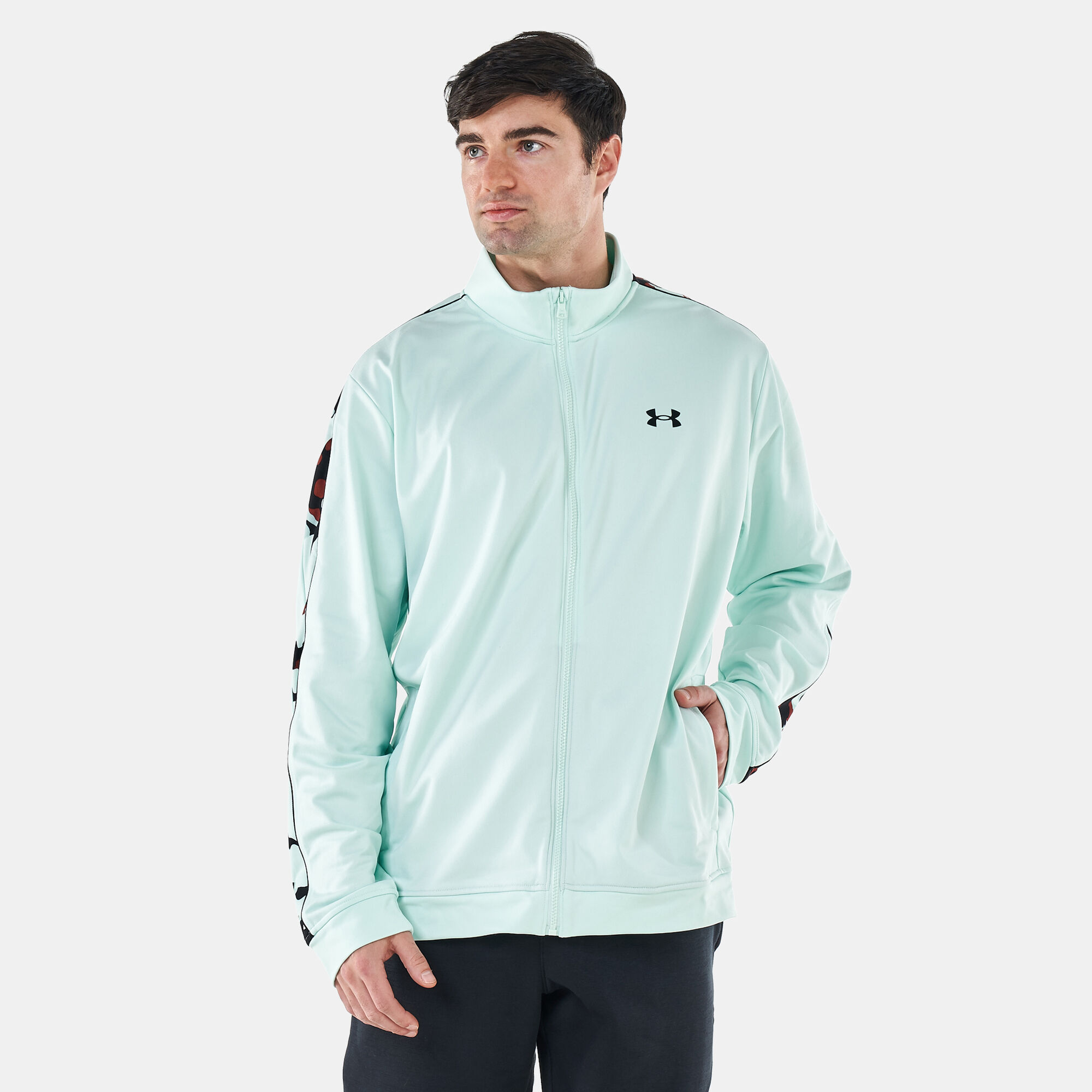 Under Armour Men s Sportstyle Tricot Track Jacket Blue in KSA SSS