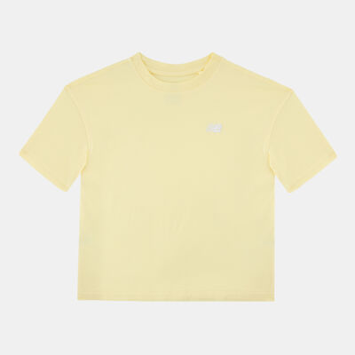 New Balance Kids' Small Logo T-Shirt And Shorts Set yellow