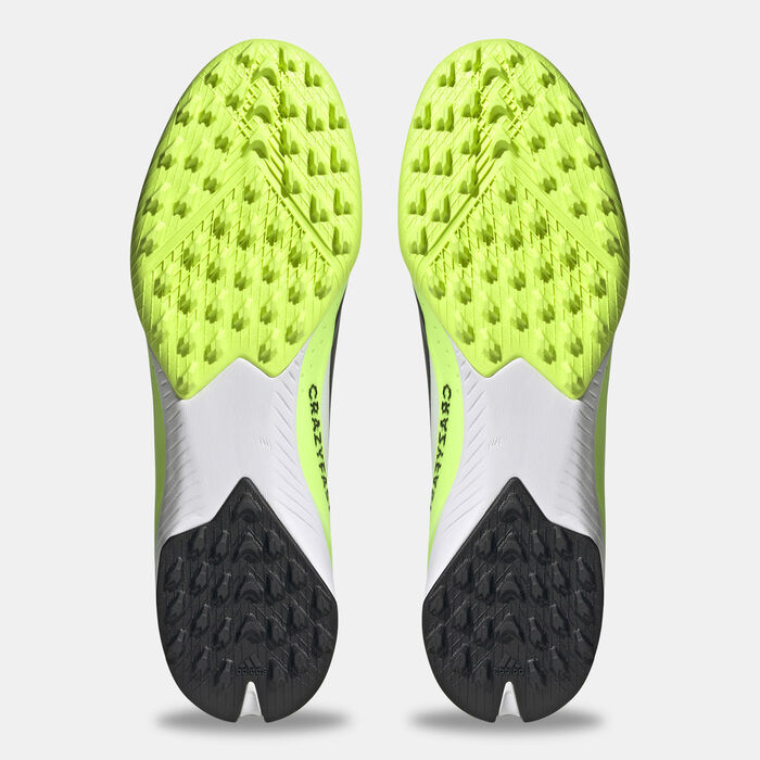 adidas Men's X Crazyfast.3 Turf Ground Football Shoes Green adidas Men's X Crazyfast.3 Turf Ground Football Shoes Green image number 2