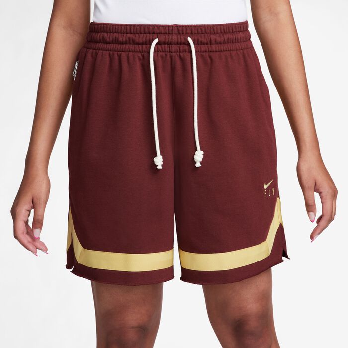 Nike Women's Swoosh Fly Basketball Shorts Maroon Nike Women's Swoosh Fly Basketball Shorts Maroon image number 0
