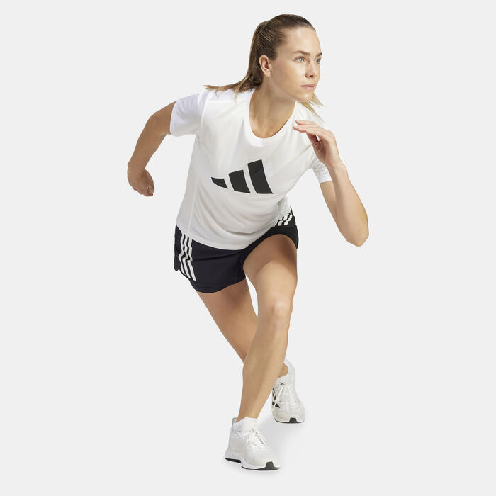 adidas Women's Run It T-Shirt White adidas Women's Run It T-Shirt White image number 2