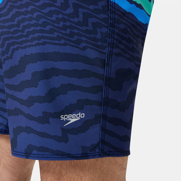 Speedo Men's The Lookout Board Swimming Shorts Blue Speedo Men's The Lookout Board Swimming Shorts Blue image number 4
