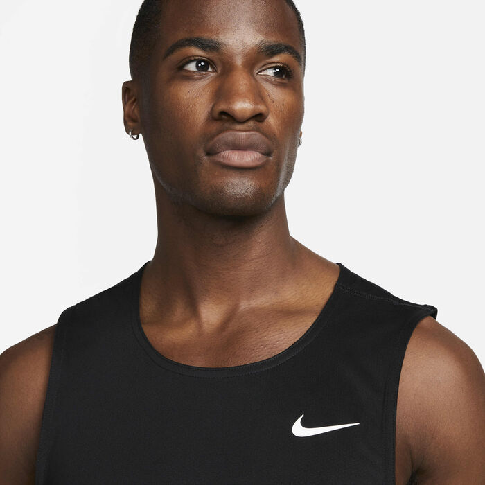 Nike Men's Dri-FIT Ready Fitness Tank Top Black Nike Men's Dri-FIT Ready Fitness Tank Top Black image number 2
