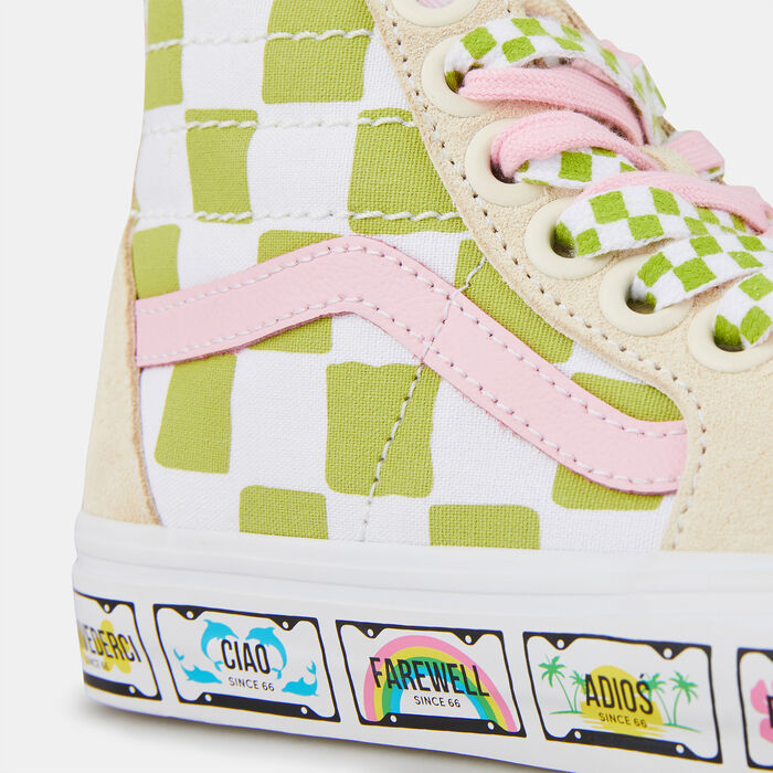 Vans x EM On Holiday UA SK8-Hi Tapered Unisex Shoe Green Vans x EM On Holiday UA SK8-Hi Tapered Unisex Shoe Green image number 4