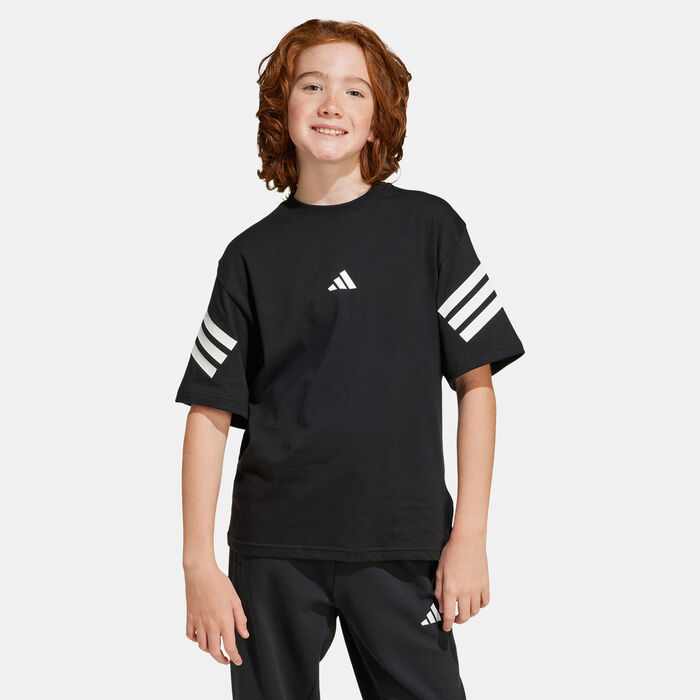 adidas Kids' Future Icons T-Shirt Black adidas Kids' Future Icons T-Shirt Black image number 0