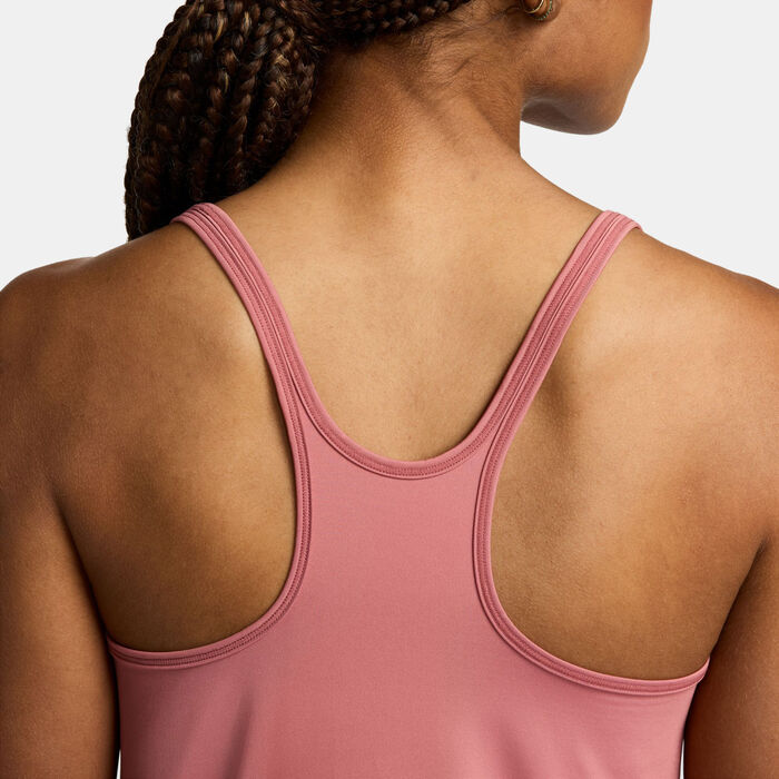 Nike Women's One Classic Dri-FIT Strappy Tank Top Pink image number 4