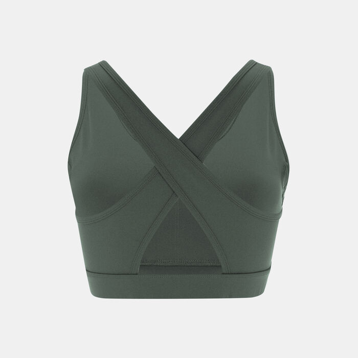 Sun and Sand Sports Women's Active Medium-Support Sports Bra Green image number 1