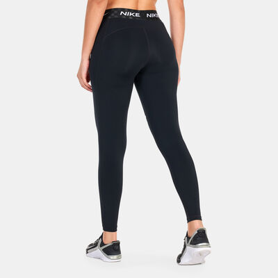 Nike Women's Pro Full-Length Graphic Training Leggings Black