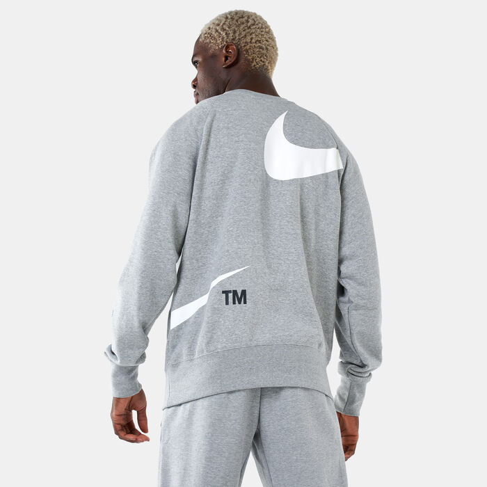 Nike Men's Sportswear Swoosh Crewneck T-Shirt White Nike Men's Sportswear Swoosh Crewneck T-Shirt White image number 1