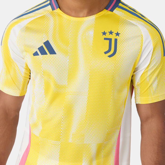 adidas Men's Juventus 24/25 Away Authentic Football Jersey yellow image number 3